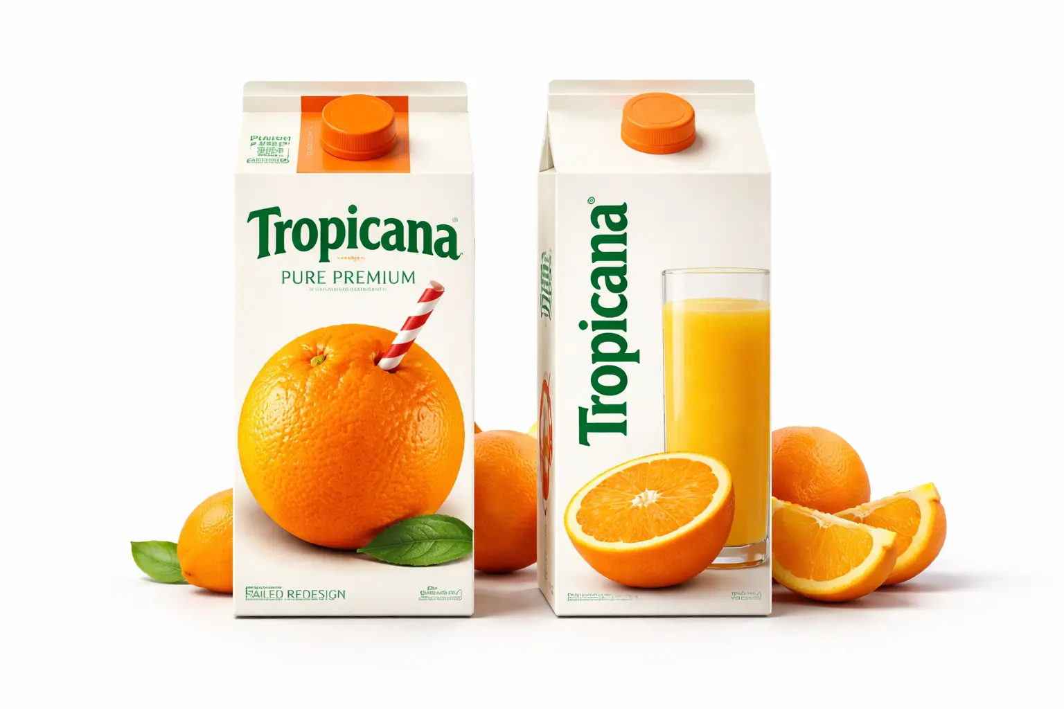 Eșec rebranding Tropicana ambalaj